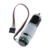 Max DC 12V 330RPM Geared Motor with Encoder High Torque