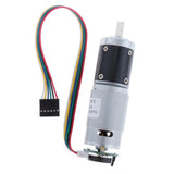 Max DC 12V 330RPM Geared Motor with Encoder High Torque