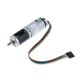 Max DC 12V 330RPM Geared Motor with Encoder High Torque