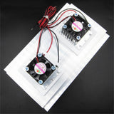 Max Thermoelectric Peltier Refrigeration Cooling System DIY Kit Double Fan