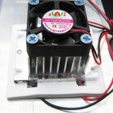 Max Thermoelectric Peltier Refrigeration Cooling System DIY Kit Double Fan