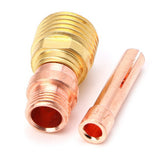 Max 5x Tig Welding Torch Stubby Cup Gas Collet Body Lens Kit For Tig WP 17 18 26