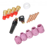 Max 16x TIG Welding Torch Stubby Gas Lens Kit Cup Collet Body Nozzle WP 17 18 26