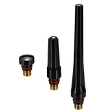 Max 3xTIG Welding Machine Accessories Welding Torch Long Mid Short Tig Back Caps