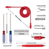 Max 18 in 1 Electronic Test Leads Kit Digital Multimeter Leads Alligator Clips