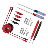 Max 18 in 1 Electronic Test Leads Kit Digital Multimeter Leads Alligator Clips