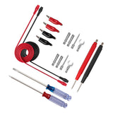 Max 18 in 1 Electronic Test Leads Kit Digital Multimeter Leads Alligator Clips