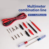 Max 18 in 1 Electronic Test Leads Kit Digital Multimeter Leads Alligator Clips