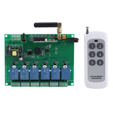 Max 110-240V Relay Module 6 Channel RF Relay Board With Remote Control Switch