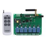 Max 110-240V Relay Module 6 Channel RF Relay Board With Remote Control Switch