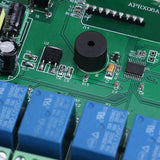 Max 110-240V Relay Module 6 Channel RF Relay Board With Remote Control Switch
