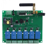 Max 110-240V Relay Module 6 Channel RF Relay Board With Remote Control Switch