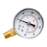 Max Metal Radial Pressure Gauge for Air Compressor TS-Y40Z8 0-20bar 0-300psi
