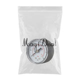 Max Pressure Gauge 40mm Dial Pneumatic 0-60 PSI 0-4 Bar Horizontal Back Mount