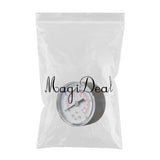 Max Pressure Gauge 40mm Dial Pneumatic 0-160 PSI 0-11 Bar Horizontal Back Mount
