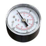 Max Metal Radial Pressure Gauge for Air Compressor TS-Y40Z8 0-14bar 0-200psi
