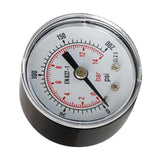Max Metal Radial Pressure Gauge for Air Compressor TS-Y40Z8 0-14bar 0-200psi