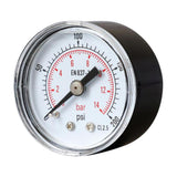 Max Metal Radial Pressure Gauge for Air Compressor TS-Y40Z8 0-14bar 0-200psi
