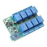 Max 8CH Relay Board Bluetooth Delay Relay Switch Module for Android Phone 5V