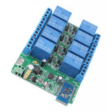 Max 8CH Relay Board Bluetooth Delay Relay Switch Module for Android Phone 12V