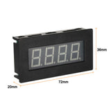 Max Digital Frequency Tachometer Car Motor Speed Meter RPM Measurement Red