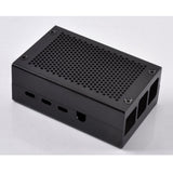 Max Pack of 1 4 Shell w/ Fan Heavy Duty Aluminum Cabinet Heat Basin Box Black