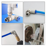Max Pneumatic Push In Fittings Elbow for Air Nylon Pipe Tubing Tube 8-03