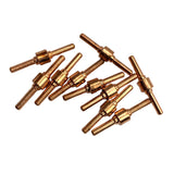 Max 10pcs Plasma Cutter Electrode for 40A/PT-31 Plasma Cutting Torch 30/40mm longer