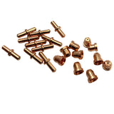 Max 10pcs 80 Plasma Cutter Nozzle Tips Metal for Plasma Torch Accessories Parts A