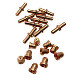 Max 10pcs 80 Plasma Cutter Nozzle Tips Metal for Plasma Torch Accessories Parts A