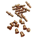 Max 10pcs 80 Plasma Cutter Nozzle Tips Metal for Plasma Torch Accessories Parts A