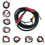 Maxbell Welder Machine Welding Torch Euro Central Plug Connector Adaptor 500A 3M