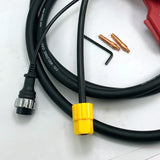 Maxbell Welder Machine Welding Torch Euro Central Plug Connector Adaptor 180A 3M