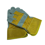 Max Cowhide Leather Work Gloves Work Safety Gauntlets for Welder, Motorcycle