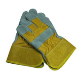 Max Cowhide Leather Work Gloves Work Safety Gauntlets for Welder, Motorcycle