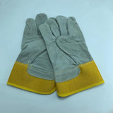 Max Cowhide Leather Work Gloves Work Safety Gauntlets for Welder, Motorcycle