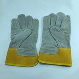 Max Cowhide Leather Work Gloves Work Safety Gauntlets for Welder, Motorcycle