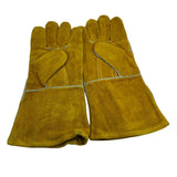 Max 1 Pair 14in Welding Gloves Heat/Fire Resistant for Tig Welder Gardening