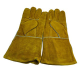 Max 1 Pair 14in Welding Gloves Heat/Fire Resistant for Tig Welder Gardening
