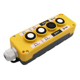 Max COP4B Crane Button Switch Box Tail Plate Dustproof Rainproof Plastic Yellow