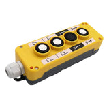 Max COP4B Crane Button Switch Box Tail Plate Dustproof Rainproof Plastic Yellow