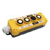 Max COP4B Crane Button Switch Box Tail Plate Dustproof Rainproof Plastic Yellow