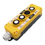 Max COP4B Crane Button Switch Box Tail Plate Dustproof Rainproof Plastic Yellow