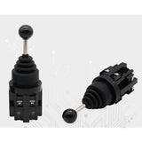 Max Latch Joystick Cross Switch 4 Position Self-reset 30mm Momentary Black