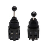 Max Latch Joystick Cross Switch 4 Position Self-reset 30mm Momentary Black