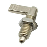 Max 1x Indexing Plungers L Type Stainless Locking Bolts Fine Thread Silver M10-6
