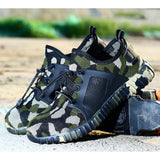 Max camouflage color safety work shoes Camouflage Green 36