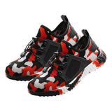 Max camouflage color safety work shoes Camouflage Red 44