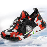 Max camouflage color safety work shoes Camouflage Red 44