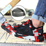 Max camouflage color safety work shoes Camouflage Red 47